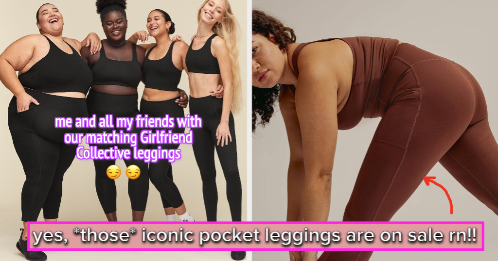 Girlfriend Collective High-Rise Pocket Legging- Moss- FINAL SALE