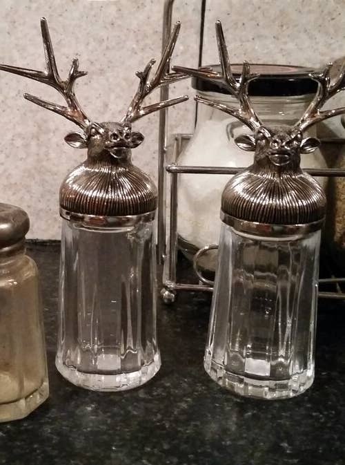 the salt and pepper shakers
