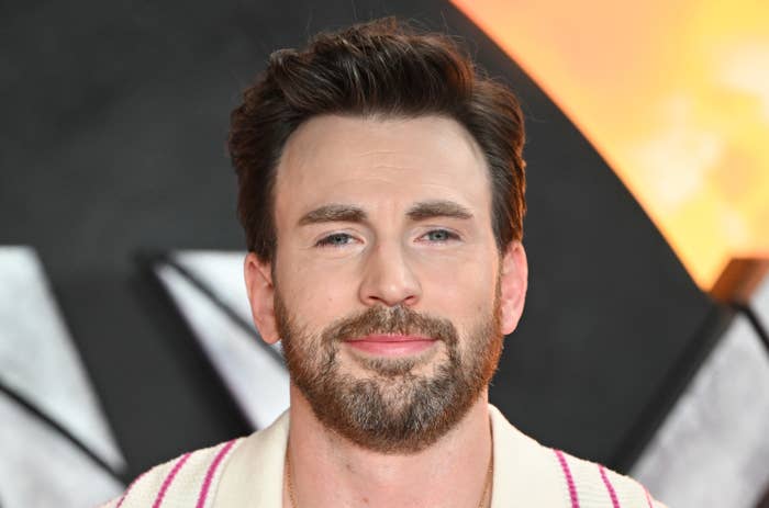 Closeup of Chris Evans