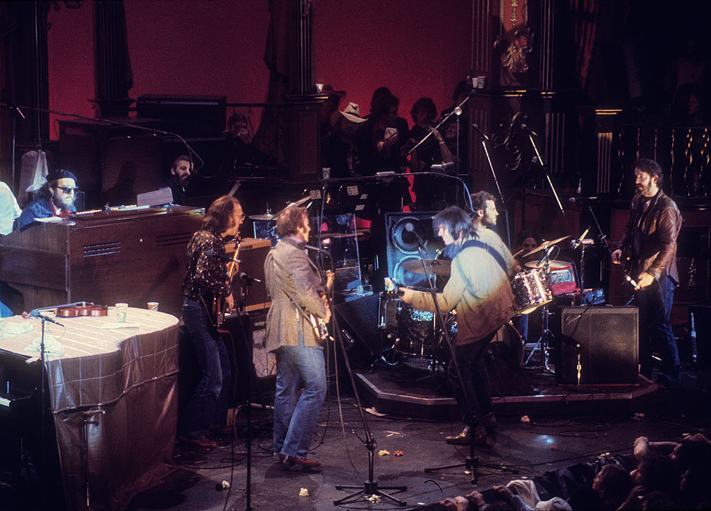 The Band performing with Neil Young