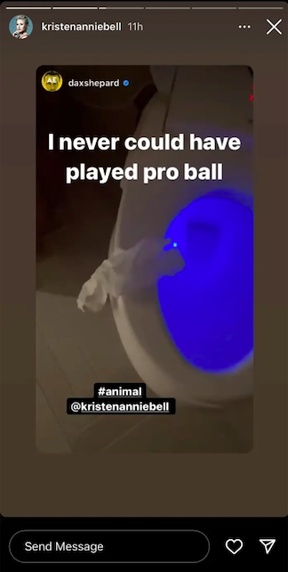 A screenshot of a toilet with the text &quot;I never could have played pro ball&quot;