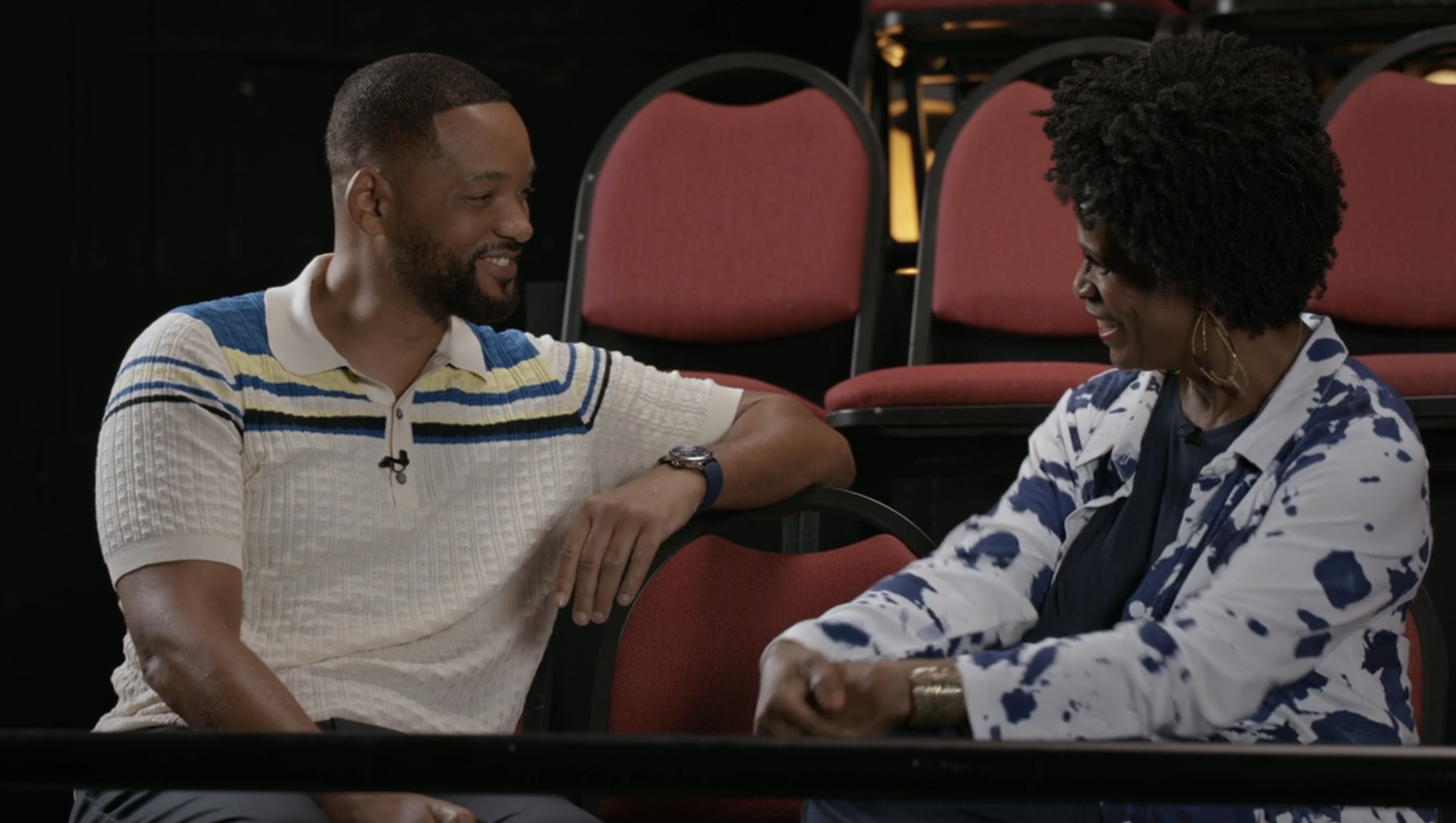Smith and Hubert during the &quot;Fresh Prince&quot; reunion special