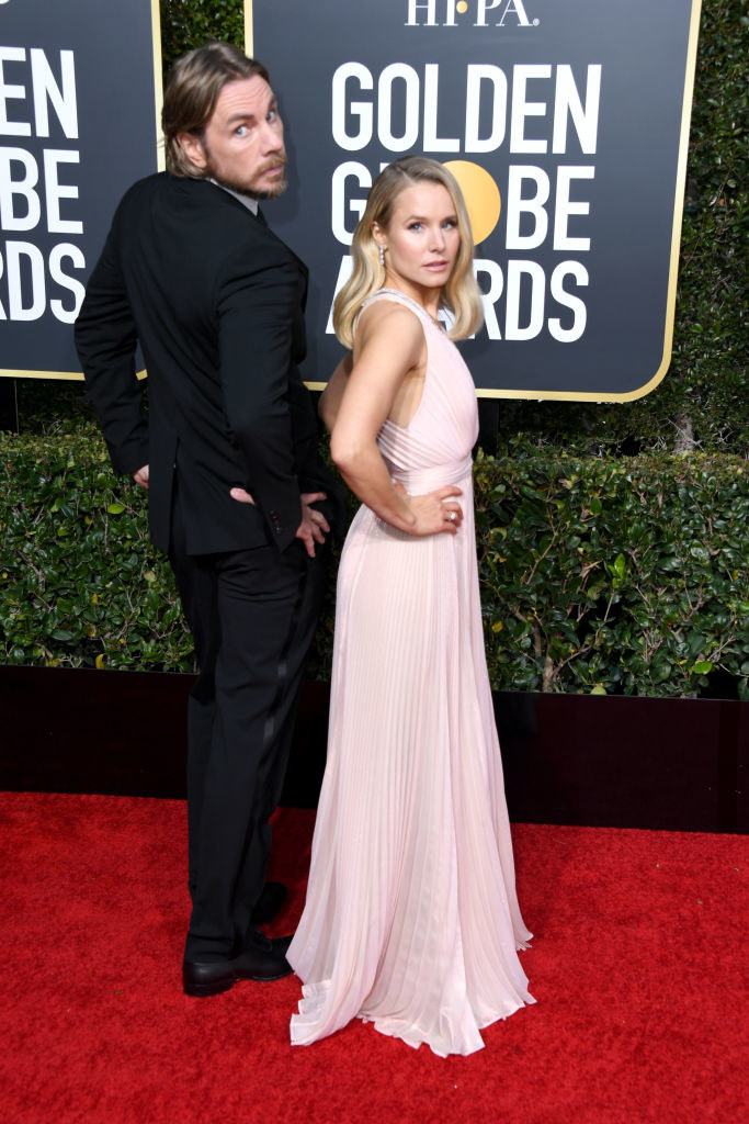 Dax Shepard and Kristen Bell attend the 76th Annual Golden Globe Awards at the Beverly Hilton Hotel