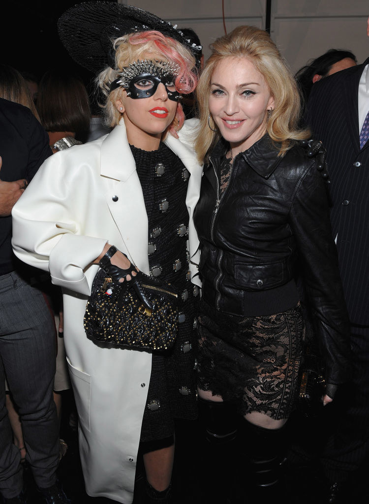 Gaga and Madonna in 2010