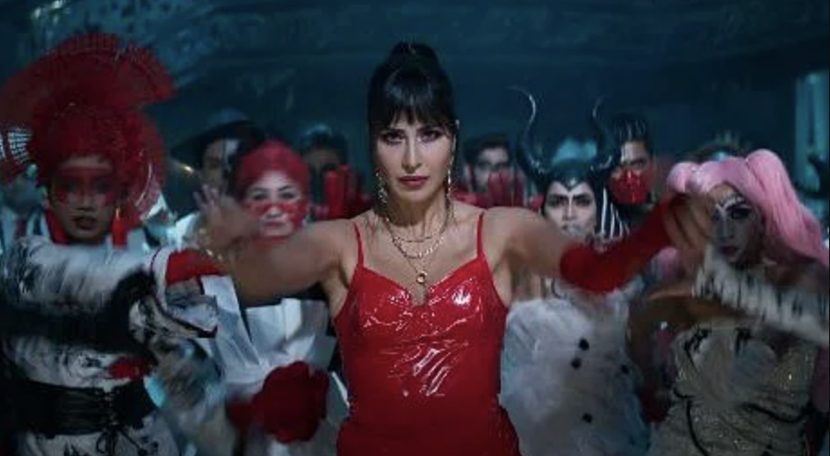 Katrina Kaif dances with her arms outstretched
