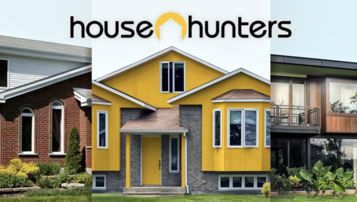 The House Hunters logo and a house