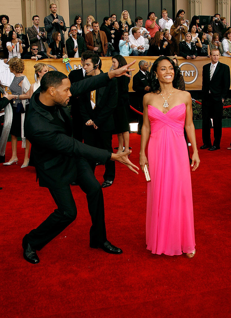 Will Smith and Jada Pinkett Smith arrive at the 13th Annual Screen Actors Guild Awards