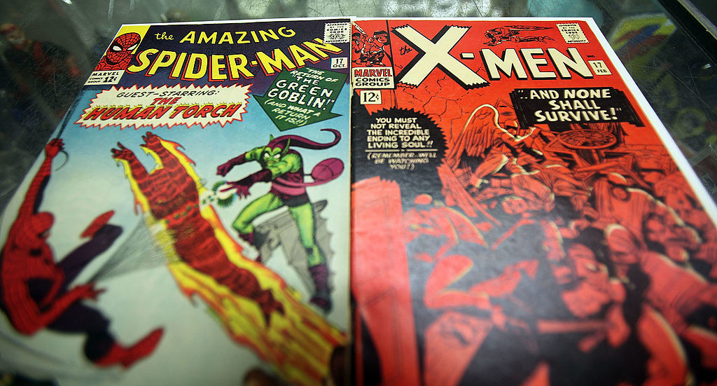Spider-Man and X-Men comic books
