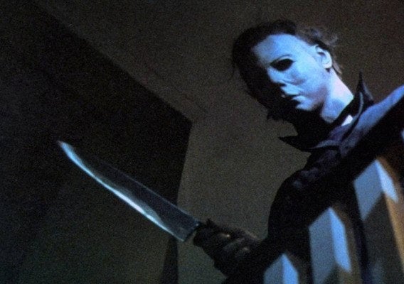 &quot;halloween&quot; michael meyers with a knife