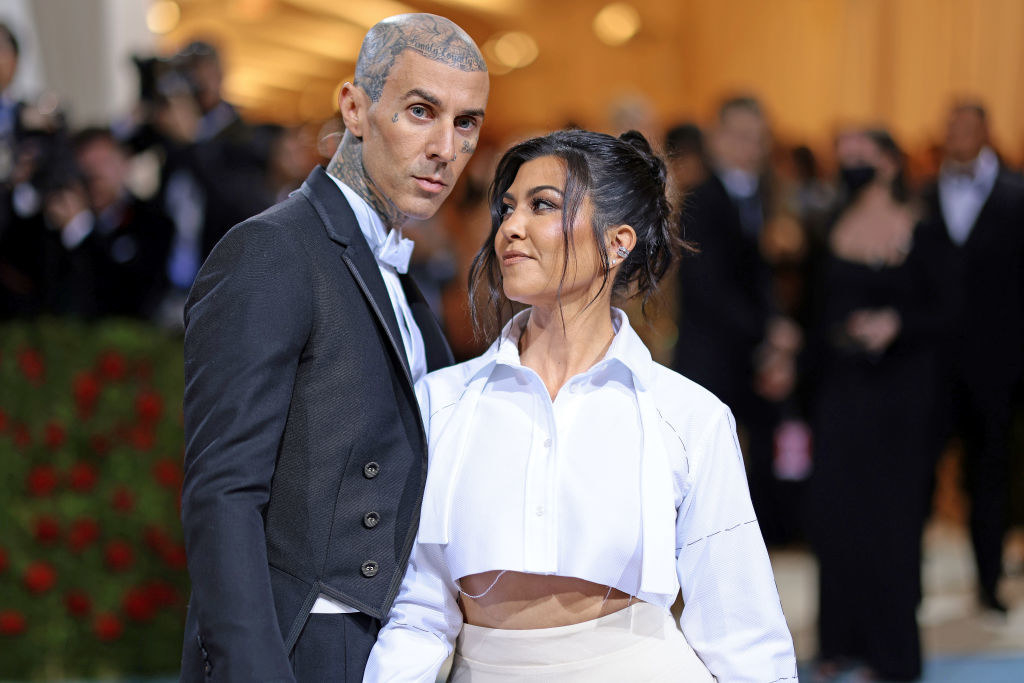 Travis Barker and Kourtney Kardashian attend the 2022 Met Gala Celebrating &quot;In America: An Anthology of Fashion&quot;