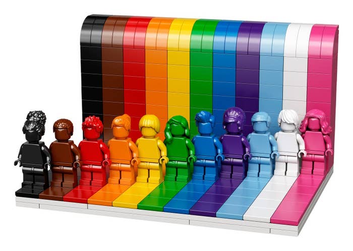 rainbow lego set