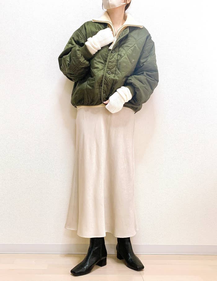 ZARA（ザラ）・UNIQLO（ユニクロ）の秋冬ファッションアイテム「リブニット ミトン」のコーディネート