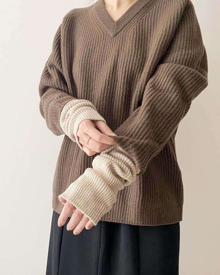 ZARA（ザラ）・UNIQLO（ユニクロ）の秋冬ファッションアイテム「ヒートテックニットレッグウォーマー（リブ）」のコーディネート