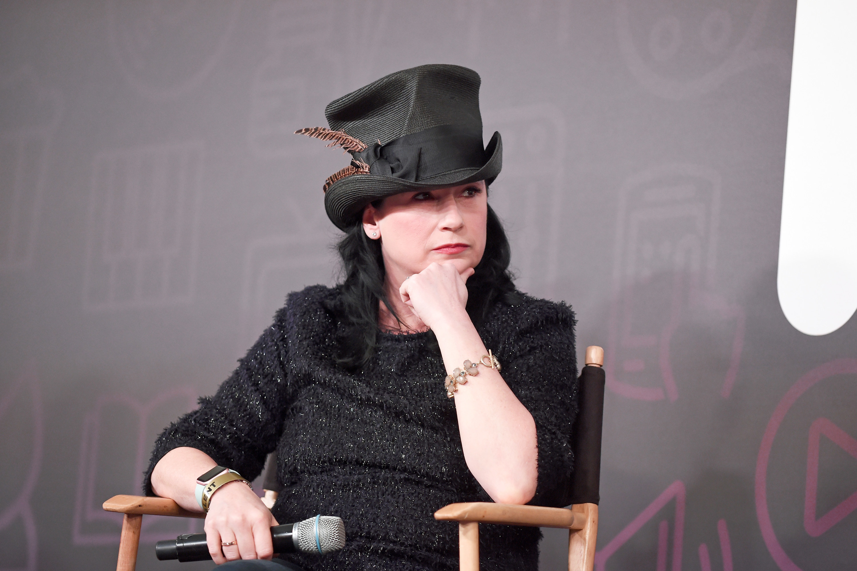 Amy Sherman-Palladino at a press event