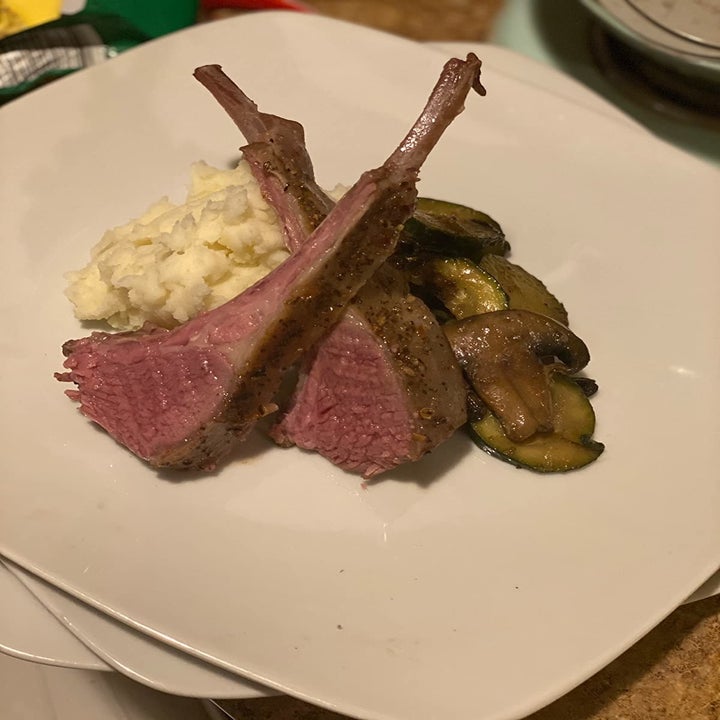 another reviewer photo of their sous video lamb lollipop