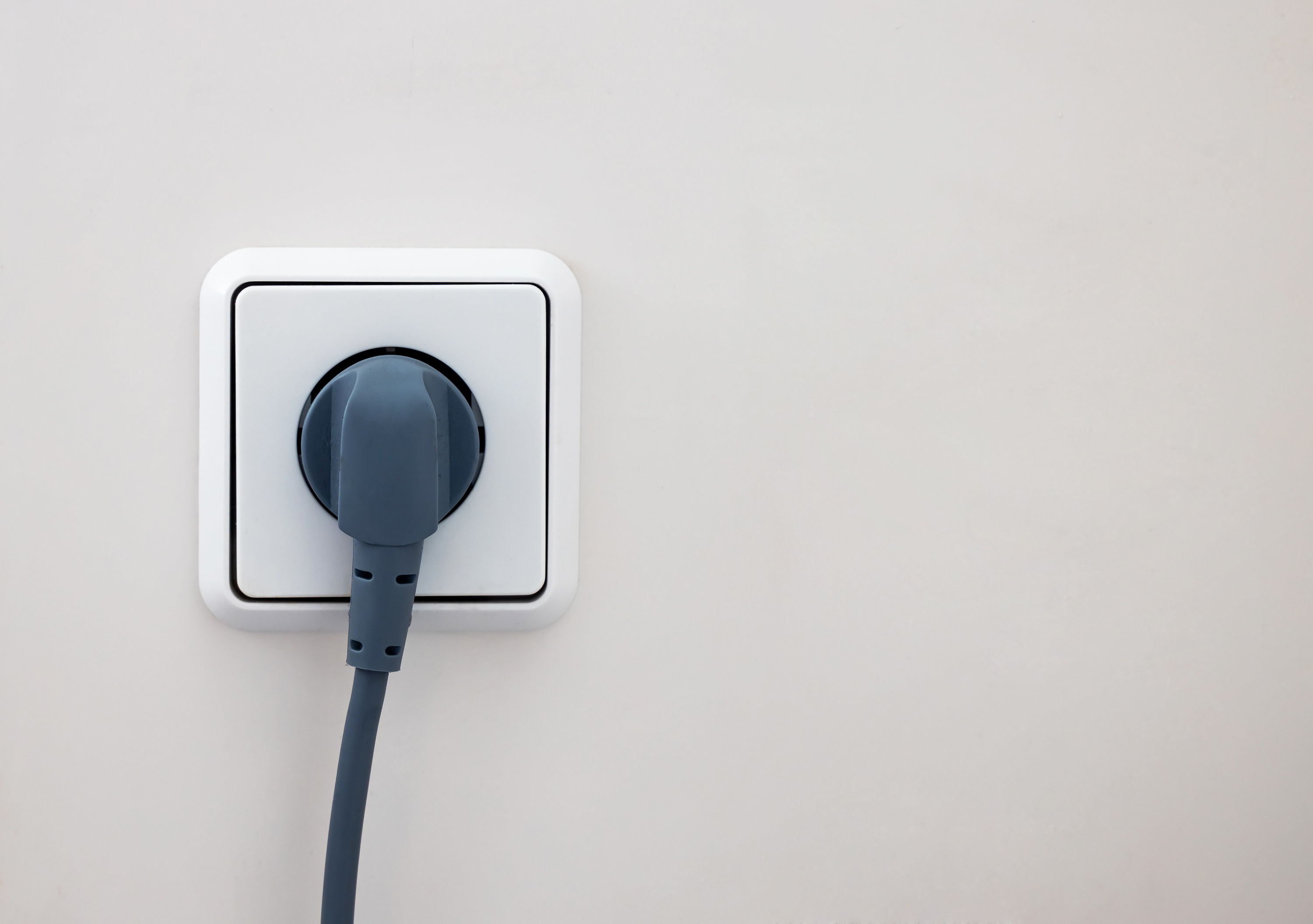 A plug in the wall