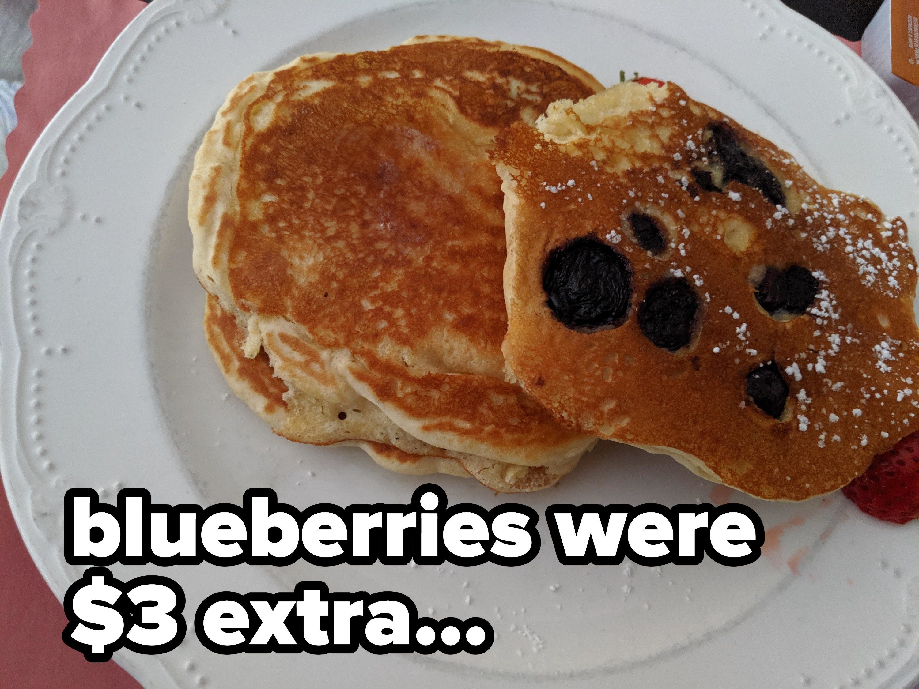 pancakes without blueberries