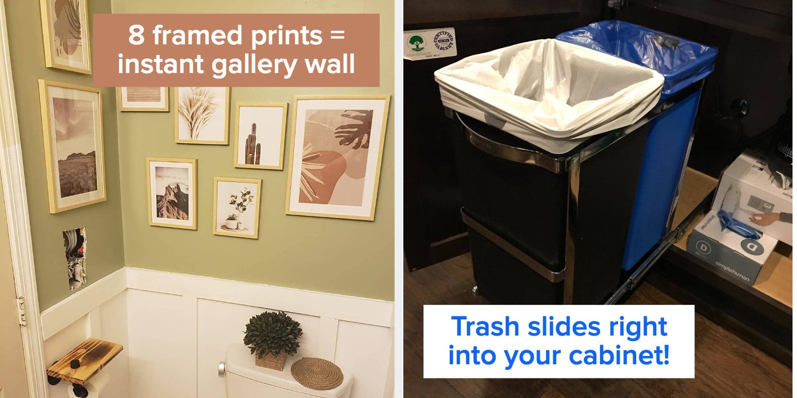 8 Sneaky Ways to Hide an Ugly Trash Can  Trash can cabinet, Kitchen garbage  can storage, Hidden trash can kitchen