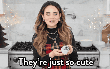 Rosanna Pansino saying, &quot;they&#x27;re just so cute&quot;