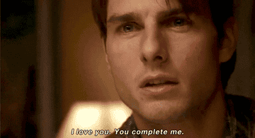 &quot;I love you. You complete me.&quot;