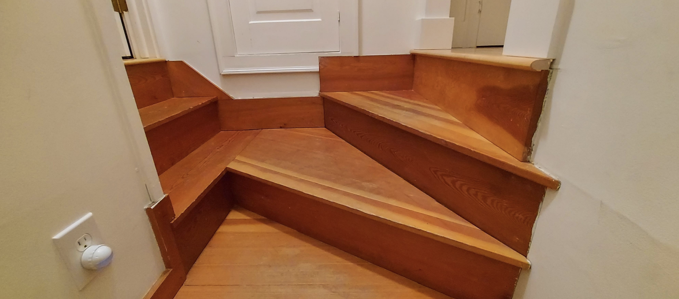 Different stairs coming into one