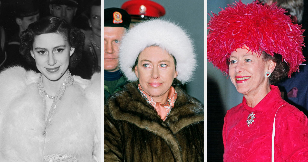 Princess Margaret at various times