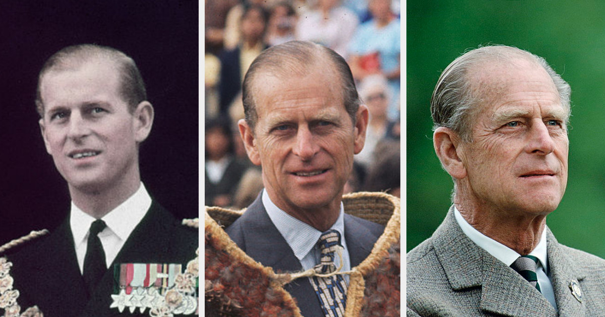 Prince Philip at various times