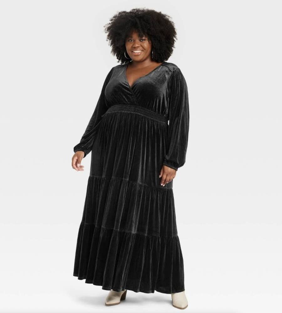loose fit black dress Maxi Loose Black Dress – Metamorphoza