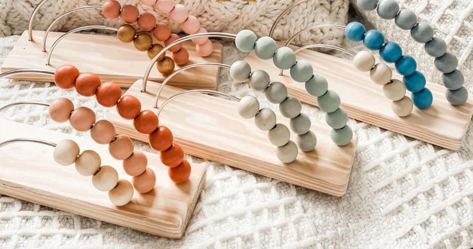 The rainbow abacus in a variety of colors