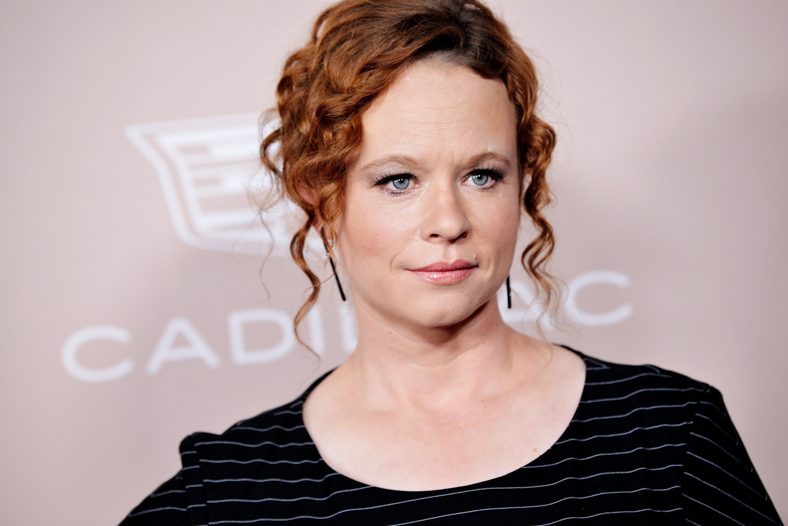 thora birch with curly red hair