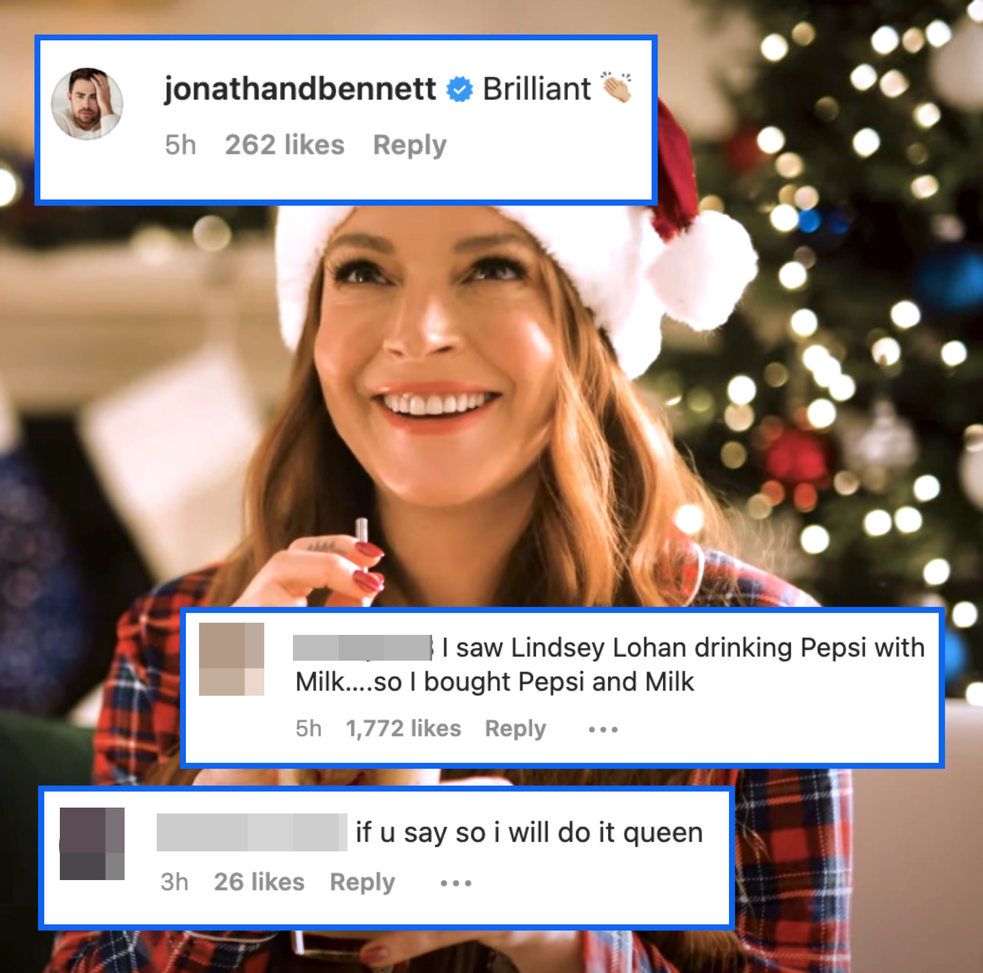 Jonathan Bennett comments &quot;brilliant&quot;