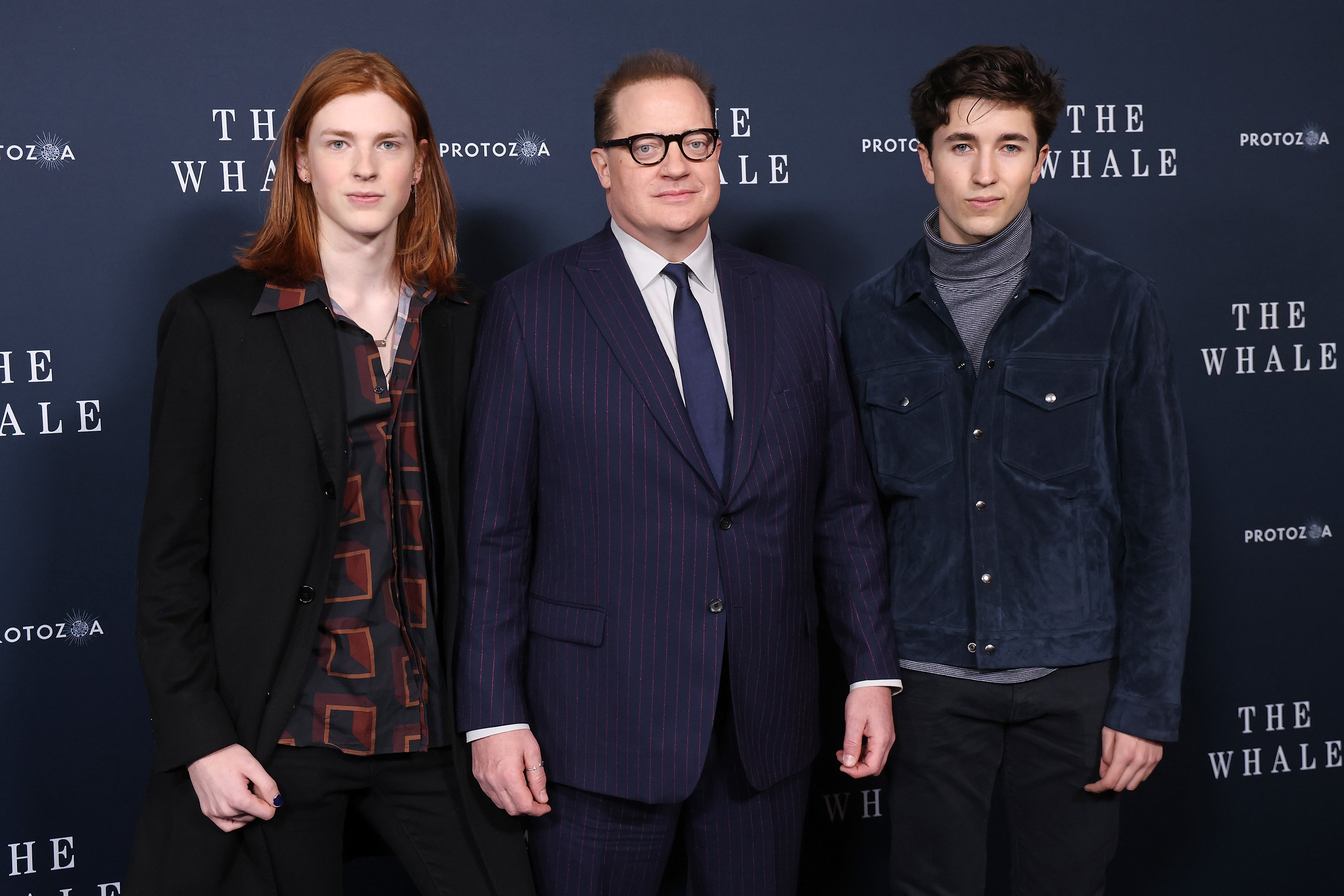 Brendan Fraser Takes Sons To The Whale Screening - 75