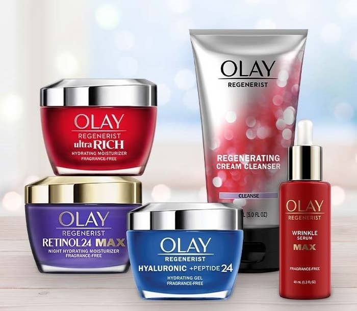 Several Olay products