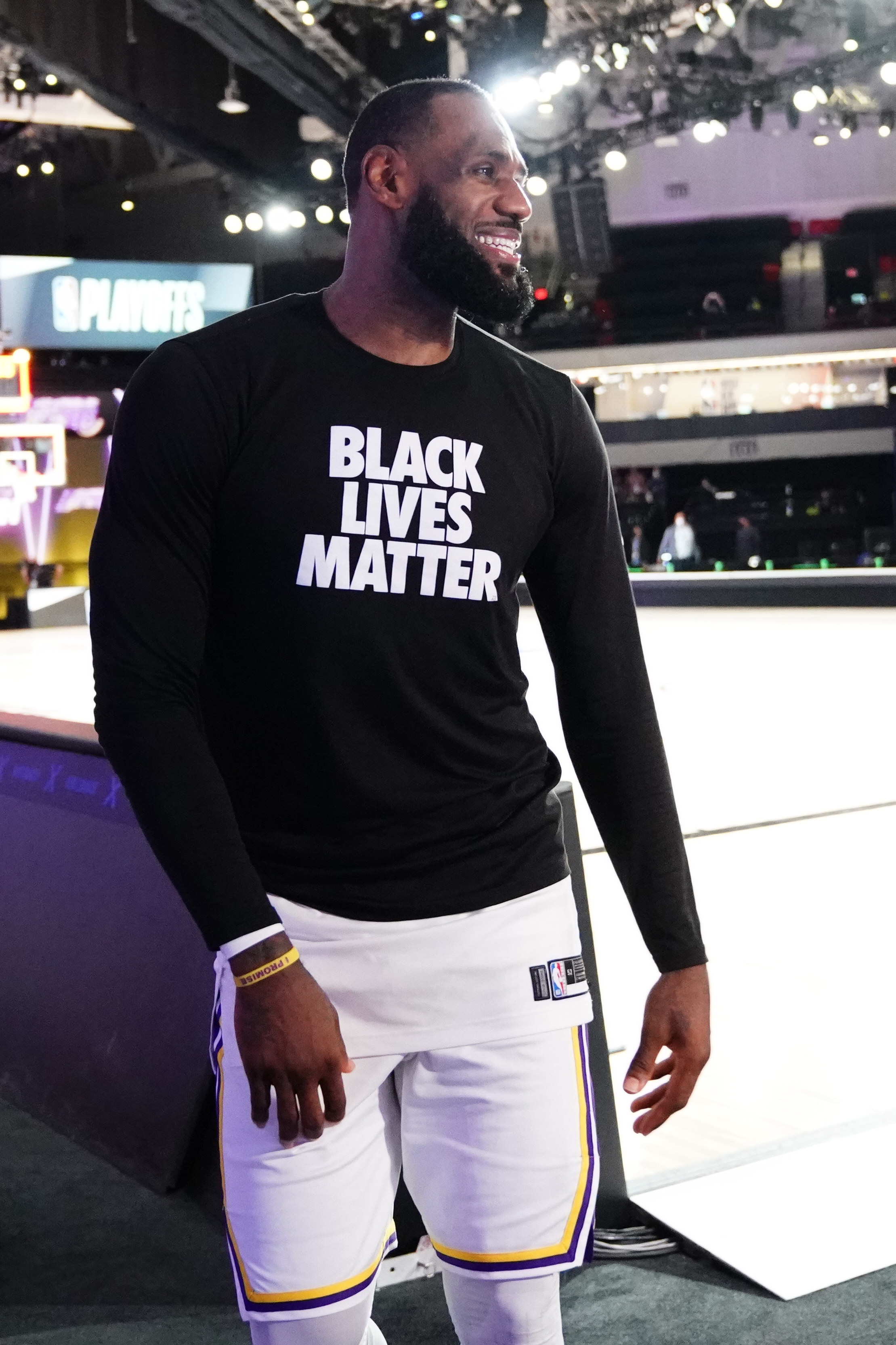 LeBron wears a Black Lives Matter shirt