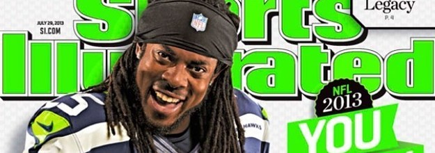 Richard Sherman Looks Kind of Crazy on the New Cover of Sports Illustrated