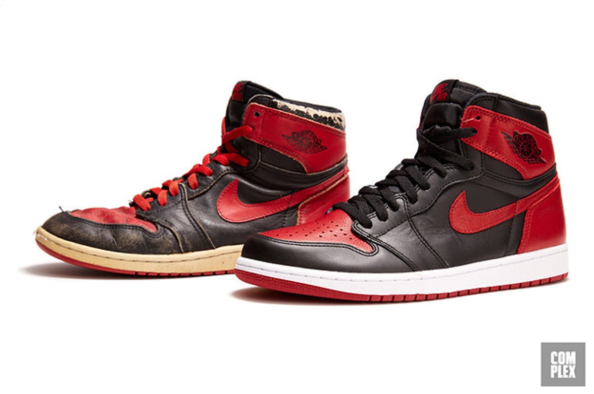 Rare pair of Air Jordan 1s signed by NBA legend Michael Jordan and never  worn up for sale on  for $1million