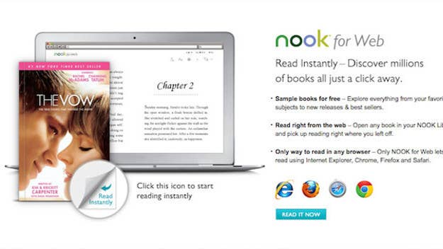 All Nook eBooks in the cloud.