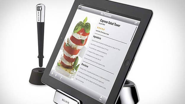 This is the must-have accessory if you use your iPad while cooking.