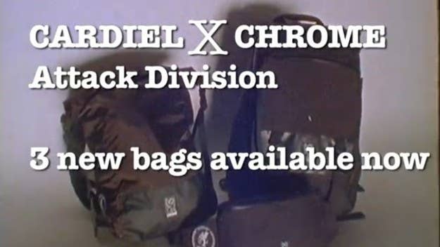The legendary John Cardiel teams up with Chrome Bags on this latest series of bags.