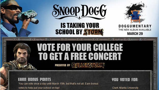 Hey, dicktits, the Doggfather wants to perform at your college.