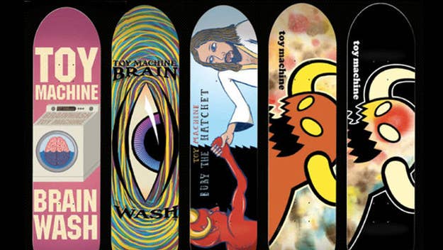 With Ed Templeton at the helm, Toy Machine has been consistently killing the skateboard graphic game for the last 18 years.
