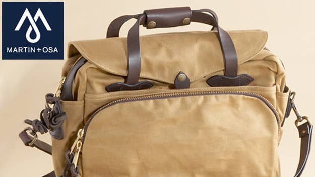 Check out this new weatherproof bag that also packs a classic appeal. 