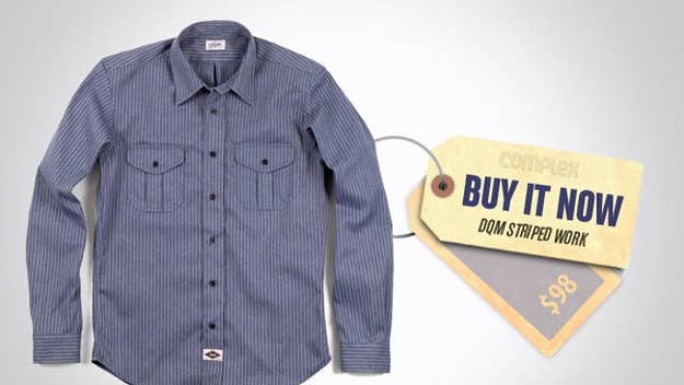 Go heavy-duty with this button up from a top NYC brand. 