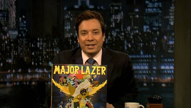 Major Lazer's television debut.