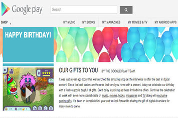 Google celebrates Google Play's 10th birthday with new logo