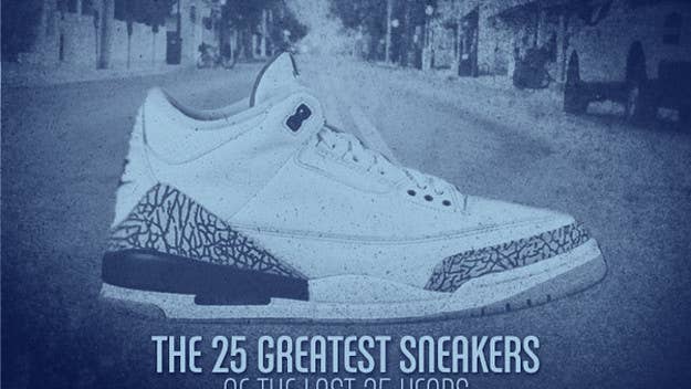 One sneaker per year. Simple, right?