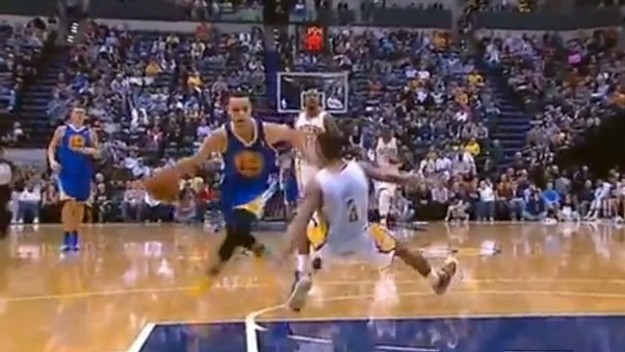 stephen curry crossover george hill