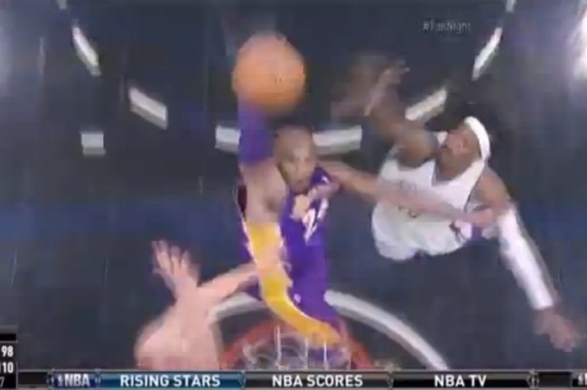 Kobe Bryant Dunks on Kris Humphries & Gerald Wallace