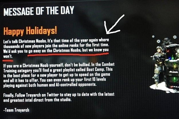 Black Ops 2: Treyarch asks you to go easy on 'Xmas Noobs