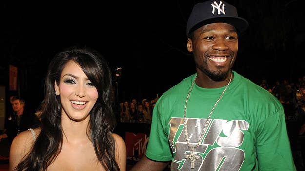 Fresh off performing at Art Basel's star-studded party on Friday, 50 Cent ran into the Kardashians, which motivated him to deliver an encore performance.